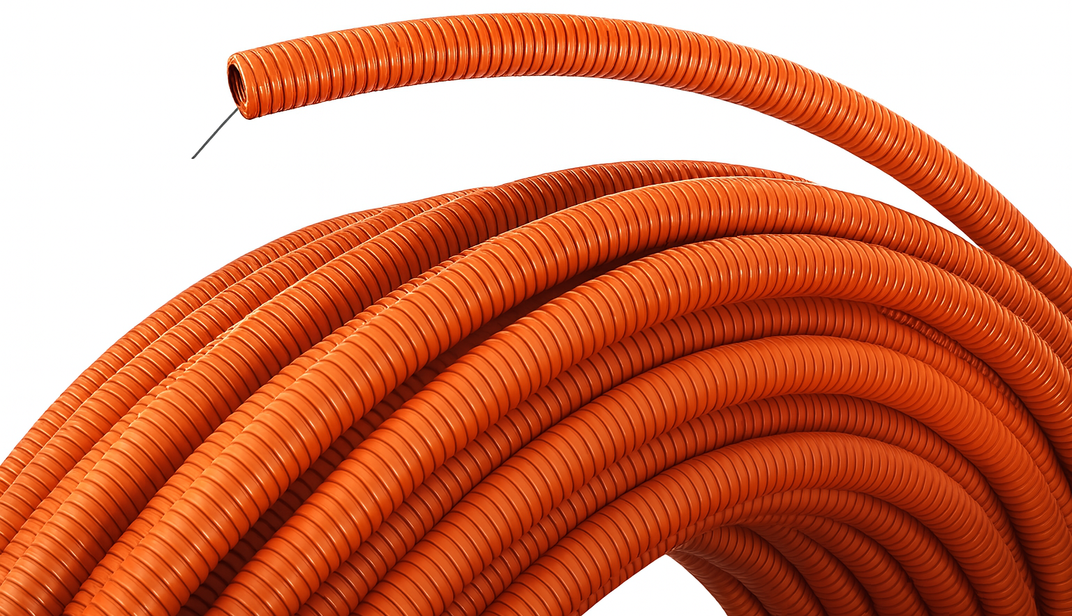 Conduits annelés ICTA 2222 ORANGE
